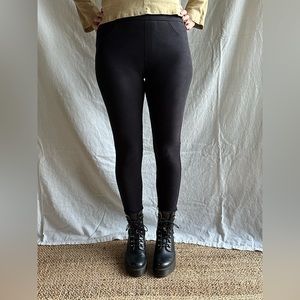 Sanctuary black faux suede leggings